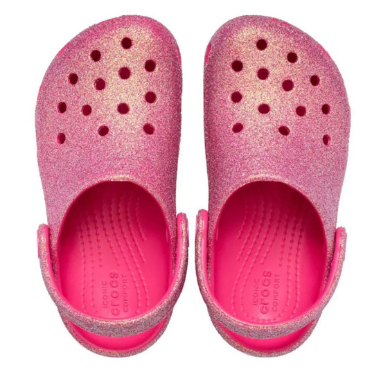 Crocs Kids' Classic Iridescent Glitte Clog